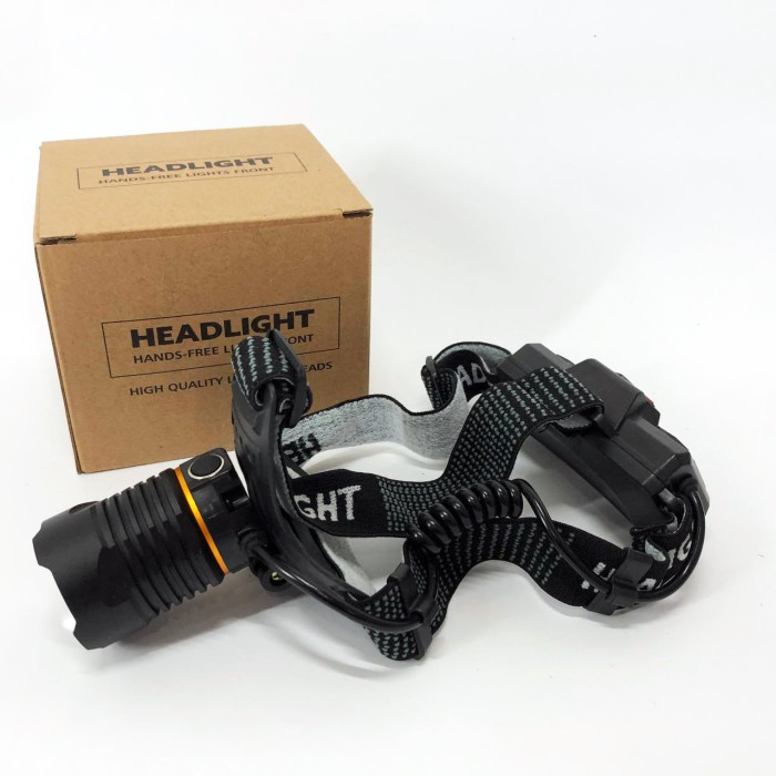 Головний ліхтар для активного відпочинку, Ліхтар на голову акумуляторний світлодіодний потужний DC-71