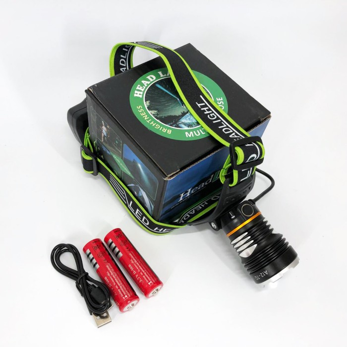 Налобний ліхтарик з регульованим ремінцем PLD-A12-TG 2x18650, Налобний ліхтар яскравий QO-70