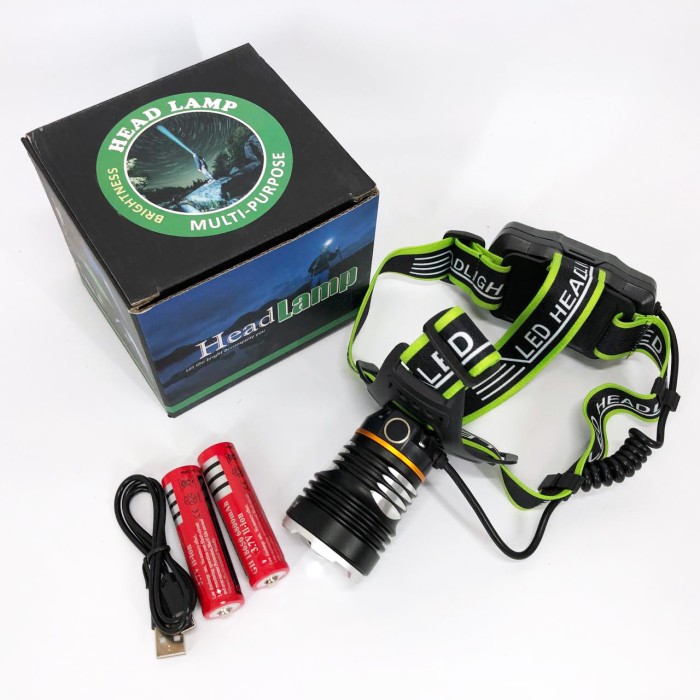 Налобна лампа, Ліхтарик на голову для роботи, Тактичний ліхтар з ремінцем для голови CK-70