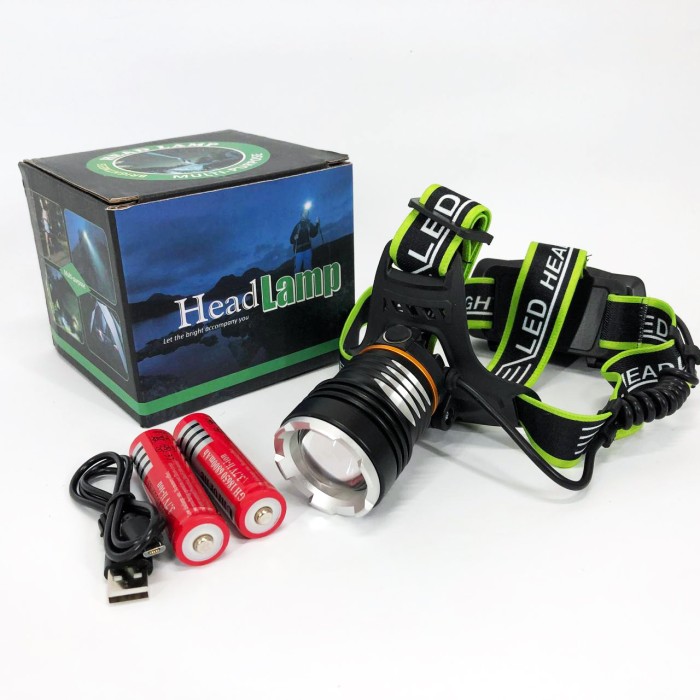 Налобний ліхтарик з регульованим ремінцем PLD-A12-TG 2x18650, Налобний ліхтар яскравий QO-70