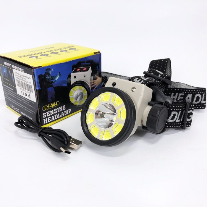 Ліхтарик на голову із зарядкою PLD-LY004-XPE+COB, Налобний ліхтар для електрика, Led ліхтар на голову SV-60