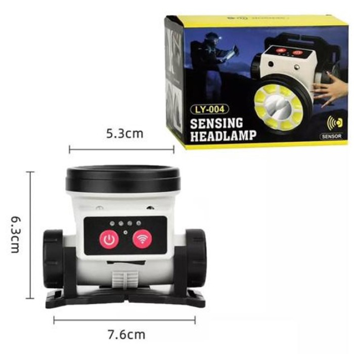 Налобний ліхтар з ремінцем на голову PLD-LY004-XPE+COB, Ліхтар на голову діодний, Ліхтарик налобник YA-41