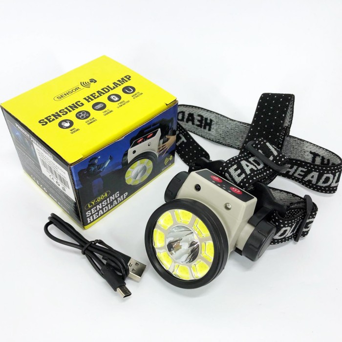 Налобний ліхтар з ремінцем на голову PLD-LY004-XPE+COB, Ліхтар на голову діодний, Ліхтарик налобник YA-41