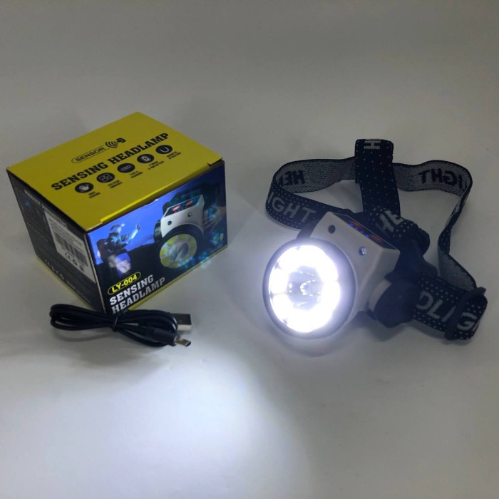 Налобний ліхтар з ремінцем на голову PLD-LY004-XPE+COB, Ліхтар на голову діодний, Ліхтарик налобник YA-41