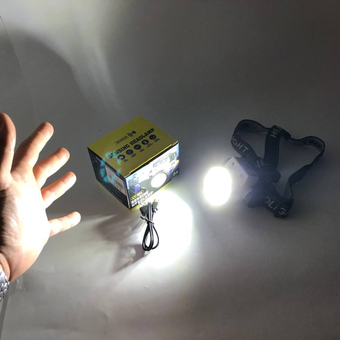 Налобний ліхтар з ремінцем на голову PLD-LY004-XPE+COB, Ліхтар на голову діодний, Ліхтарик налобник YA-41