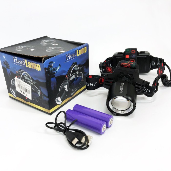 Налобний ліхтар з лінзою PLD-T115-2PM10-TG (white+blue), Ліхтар із різними XV-962 режимами роботи
