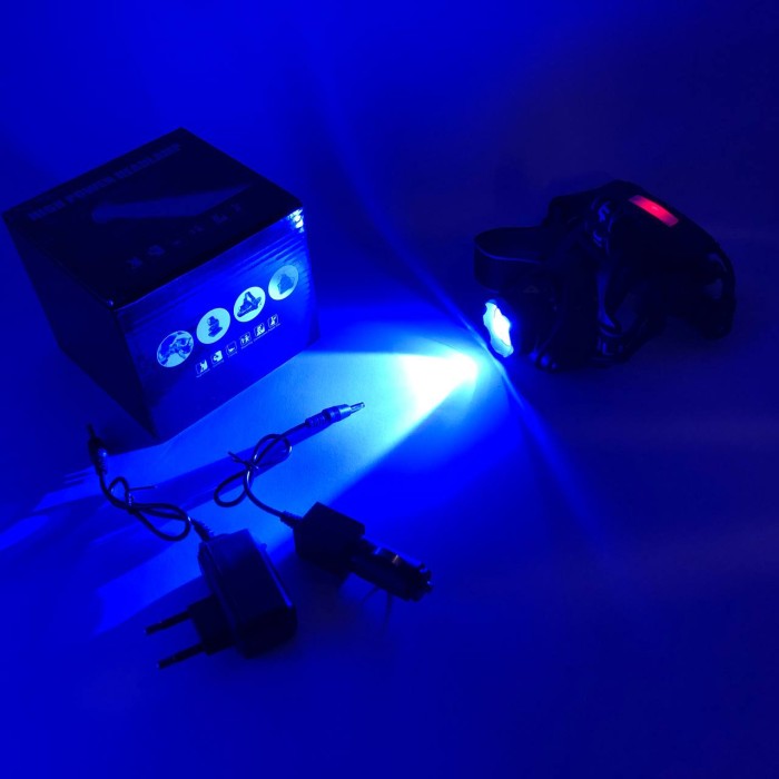 Ліхтарик на лоб PLD-T115-PM30-TG, Налобний ліхтар зі зручним ремінцем для голови, Налобна лампа CB-80