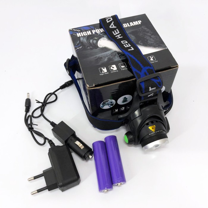 Ліхтарик на лоб PLD-T115-PM30-TG, Налобний ліхтар зі зручним ремінцем для голови, Налобна лампа CB-80