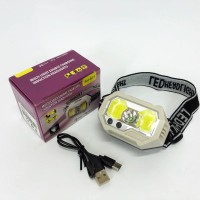 Ліхтар налобний SH-S31-XPE+COB(white+red), Ліхтар акумуляторний для риболовлі, Ліхтар для рятувальників