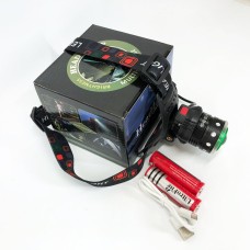 Налобний ліхтар для сто Police T105-T6+COB, Налобний ліхтар з лінзою, світлодіодний EJ-360 налобний ліхтарик