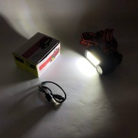 Ліхтарик налобний потужний WH-1707-XPE+COB, Ліхтар на голову діодний, Ліхтарик на лоб OY-47