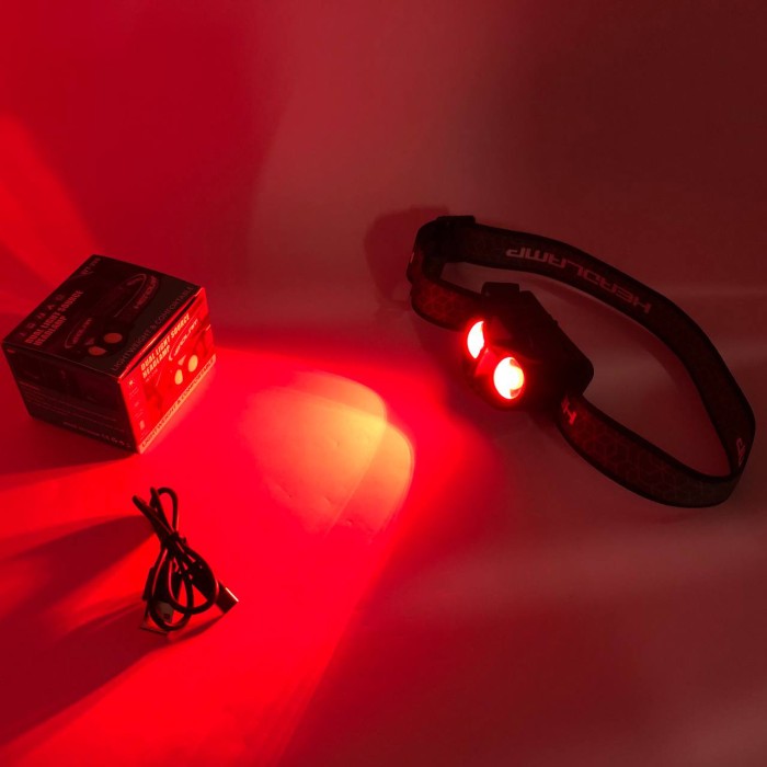 Налобний світлодіодний ліхтар WT208 2COB, Наголовний ліхтар Налобний на голову AM-60