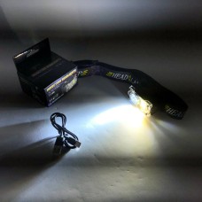 Налобник туристичний YY-19B-3SMD+2COB(white+yellow+red), Led ліхтар налобний OF-671 акумуляторний 1000лм