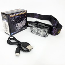 Ліхтар для нічної їзди, Потужний акумуляторний налобний ліхтарик, Led headlamp налобний ліхтар CD-85