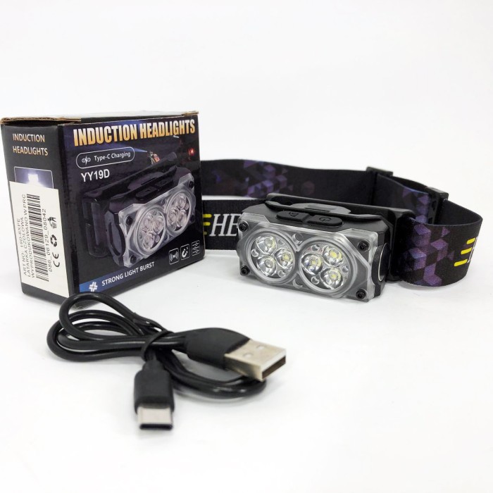 Ліхтар для нічної їзди, Потужний акумуляторний налобний ліхтарик, Led headlamp налобний ліхтар CD-85