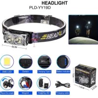 Світлодіодний ліхтар з кріпленням на голову YY-19D-6SMD, Налобний ліхтар на голову DG-19