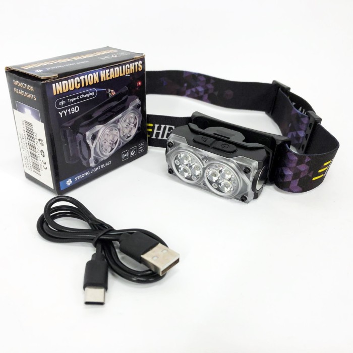 Світлодіодний ліхтар з кріпленням на голову YY-19D-6SMD, Налобний ліхтар на голову DG-19