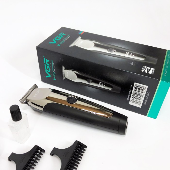 Багатофункціональний тример для стрижки волосся і бороди VGR V-059, Машинка для стрижки хороша YJ-80