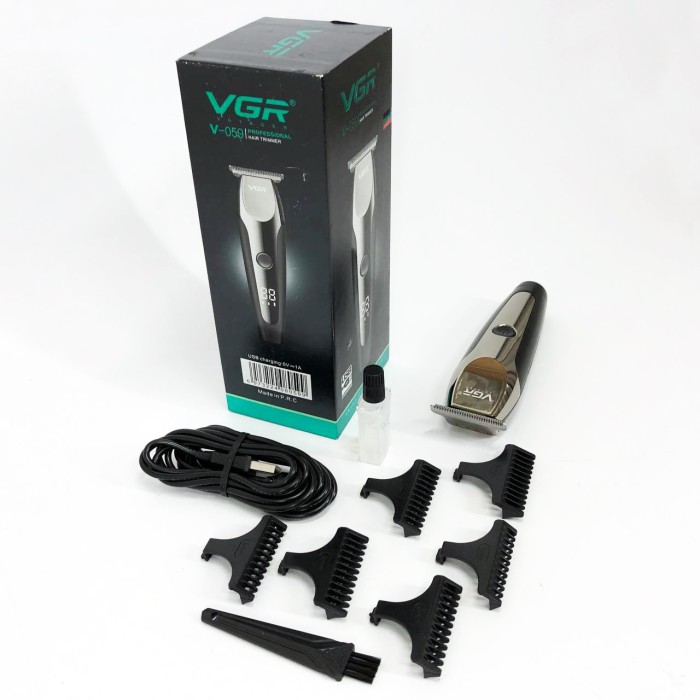 Багатофункціональний тример для стрижки волосся і бороди VGR V-059, Машинка для стрижки хороша YJ-80