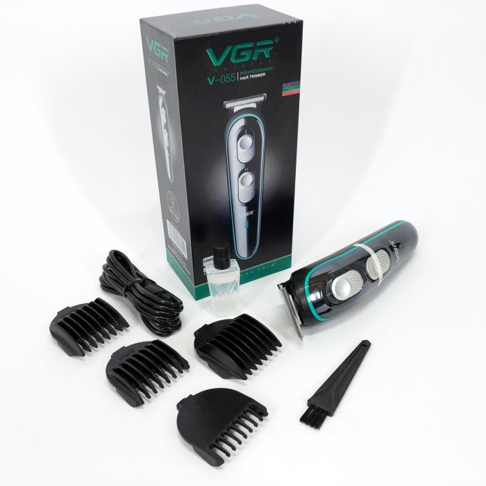 Тример з насадками різної довжини VGR, Набір для стрижки волосся на акумуляторі, Тример бездротовий NR-12
