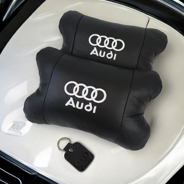 Подушка на авто сидіння Audi / Ауді, Подушка для підтримки голови в машині, Автоподушка під голову WJ-19