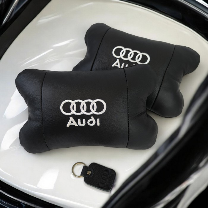 Подушка на авто сидіння Audi / Ауді, Подушка для підтримки голови в машині, Автоподушка під голову WJ-19
