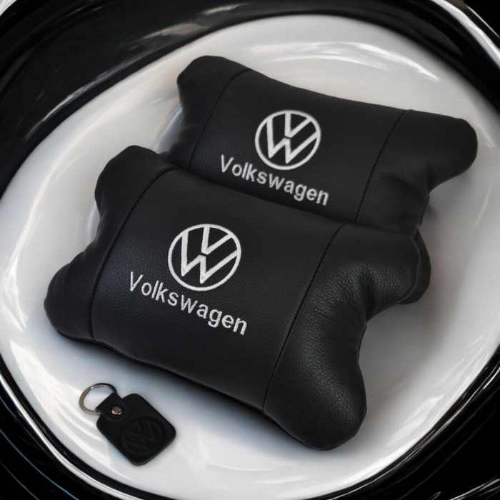 Подушка на авто сидіння Volkswagen, Подушка для салону авто, Подарунок в машину чоловікові TY-82