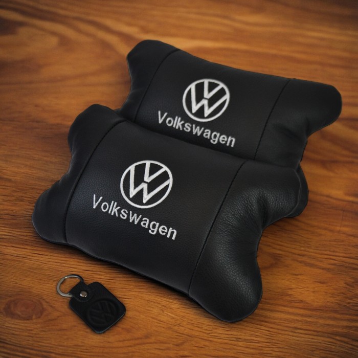 Подушка на авто сидіння Volkswagen, Подушка для салону авто, Подарунок в машину чоловікові TY-82