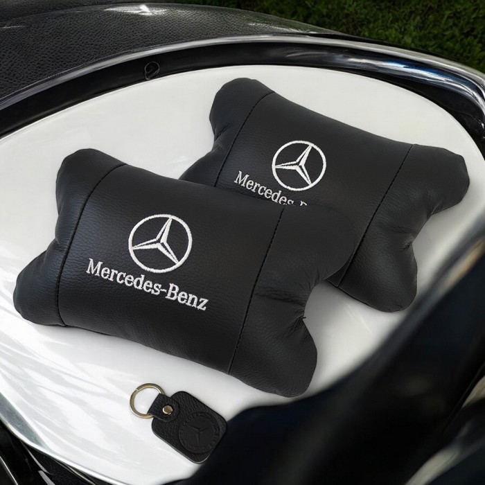 Автомобільна подушка для шиї з лого Mercedes-Benz Мерседес, Подушки з логотипом від виробника MZ-29