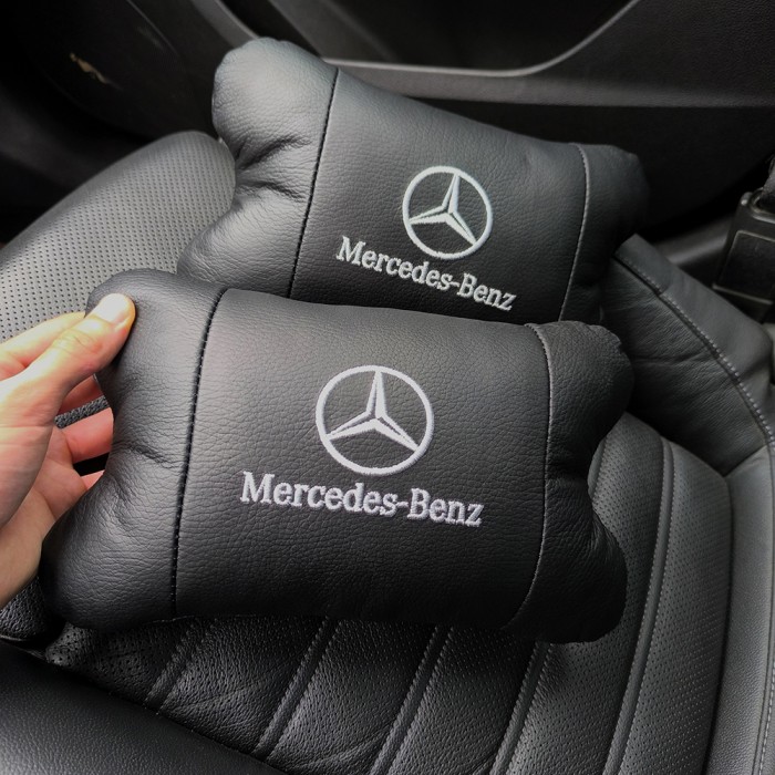 Автомобільна подушка для шиї з лого Mercedes-Benz Мерседес, Подушки з логотипом від виробника MZ-29