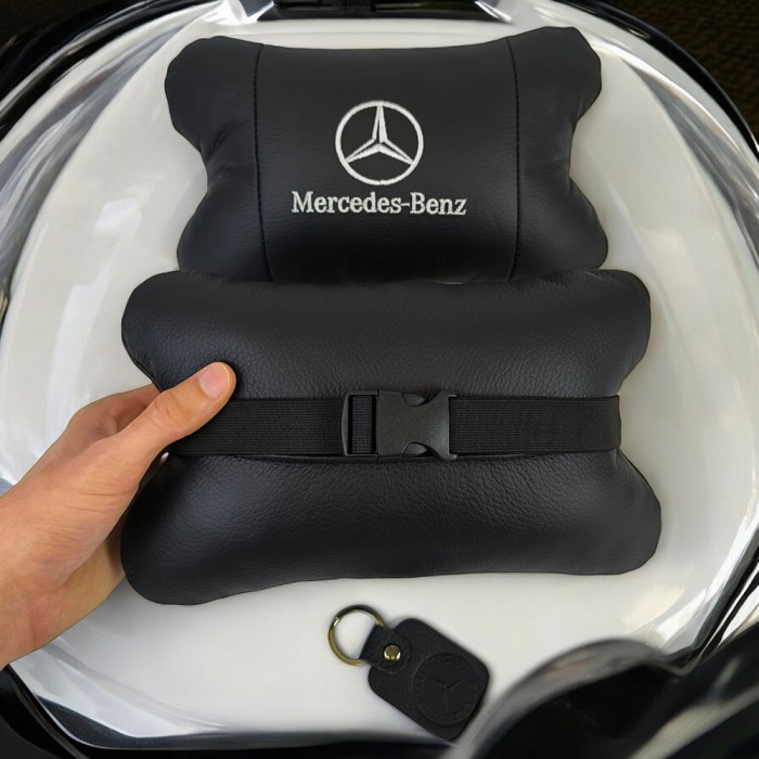 Автомобільна подушка для шиї з лого Mercedes-Benz Мерседес, Подушки з логотипом від виробника MZ-29