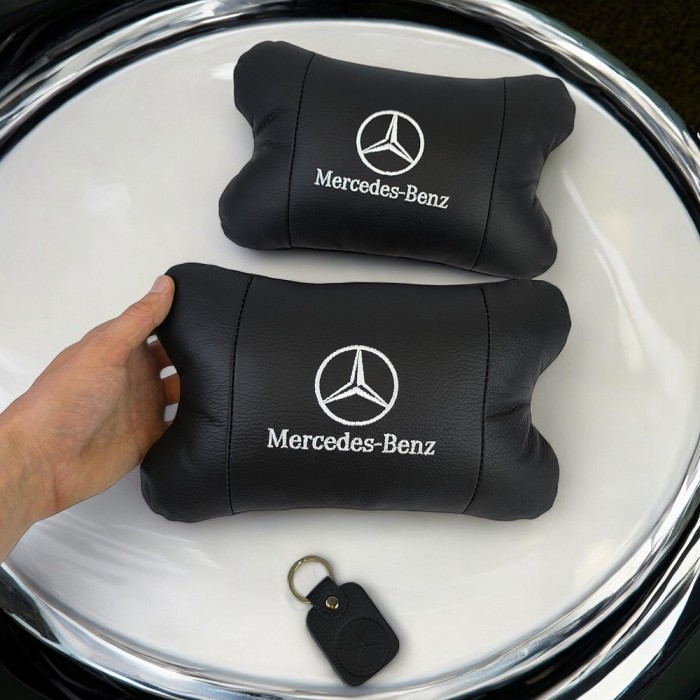 Підголовник для авто Mercedes-Benz Мерседес, Подушка підголовник метелик, Подушки на крісло SW-287 в авто