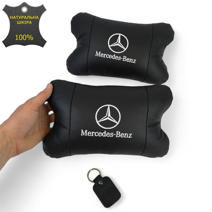 Підголовник для авто Mercedes-Benz Мерседес, Подушка підголовник метелик, Подушки на крісло SW-287 в авто