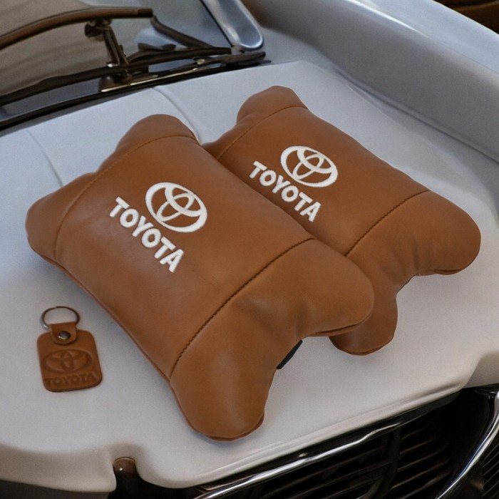 Подушка на авто сидіння Toyota, Подушки під голову автомобіль, Подушка підголівник для поїздок в машині DG-31