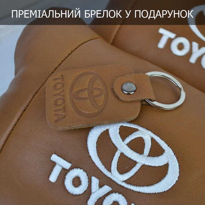 Подушка на авто сидіння Toyota, Подушки під голову автомобіль, Подушка підголівник для поїздок в машині DG-31