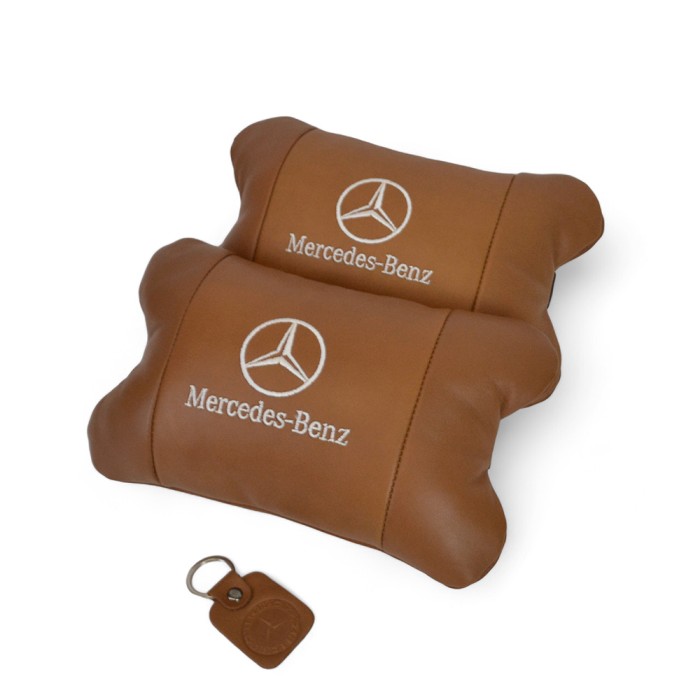 Подушка підголівник метелик Mercedes-Benz Мерседес, Авто подушка під шию Дорожня під голову KD-97