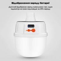 Акумуляторна кемпінгова LED лампа світильник із сонячною панеллю 5 режимів до 8 годин X-Balog BL-2025