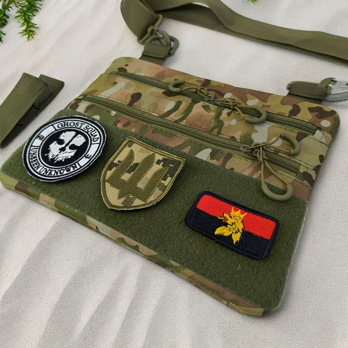 Рюкзак через плече військова барсетка, Чоловіча сумка крос-боді, Чоловіча сумка тактична з кордури TY-44