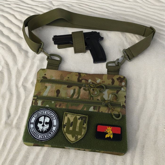 Сумка для повсякденного життя, Сумка чоловіча тактика, Сумка слінг кобура Нагрудна розвантаження PQ-35