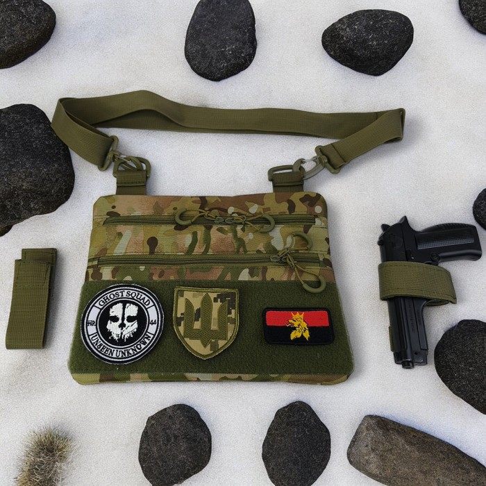 Тактична сумка для активного життя, Військова сумка всу чоловіча сумка слінг чоловіча тактика PH-85