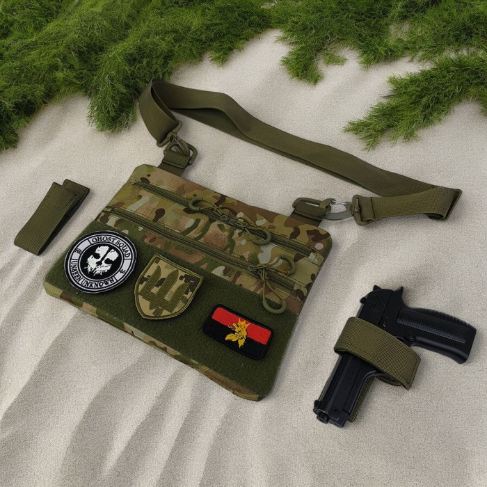 Тактична сумка для активного життя, Військова сумка всу чоловіча сумка слінг чоловіча тактика PH-85