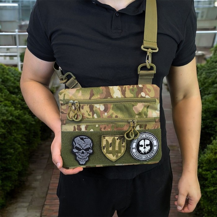 Тактична сумка для активного життя, Військова сумка всу чоловіча сумка слінг чоловіча тактика PH-85