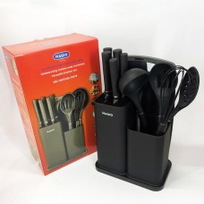 Кухарські приналежності Magio MG-1097B, Набір кухонних приладдя kitchen set з підставкою CT-45