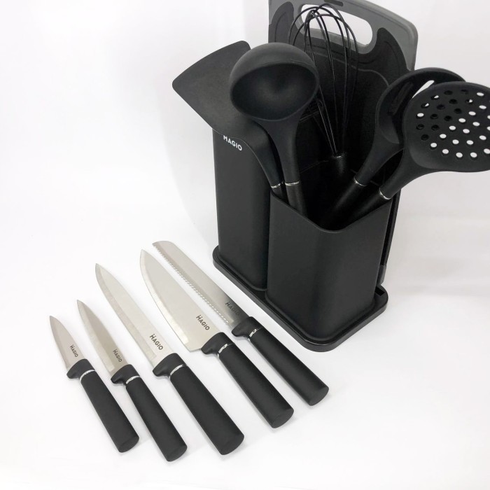 Кухарські приналежності Magio MG-1097B, Набір кухонних приладдя kitchen set з підставкою CT-45