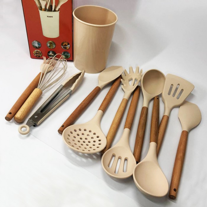 Кухонне приладдя лопатка Magio, Силіконові аксесуари для кухні, Набір кухонного приладдя з нейлону QZ-88