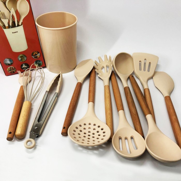 Кухонне приладдя лопатка Magio, Силіконові аксесуари для кухні, Набір кухонного приладдя з нейлону QZ-88