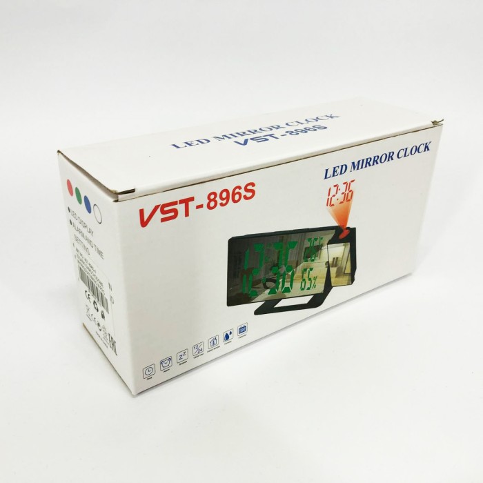 Годинник електронний настільний VST 896S-4, Настільний цифровий годинник YT-107 з підсвічуванням