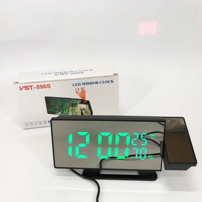 Розумний настільний годинник VST, Настільний годинник з підсвічуванням Цифровий метеостанції RE-39