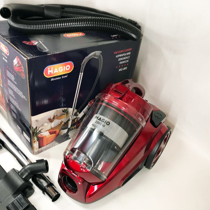 Хороший пилосос для дому з контейнером Magio, Потужний ручний пилосос з контейнером, Циклонні пилососи YU-79