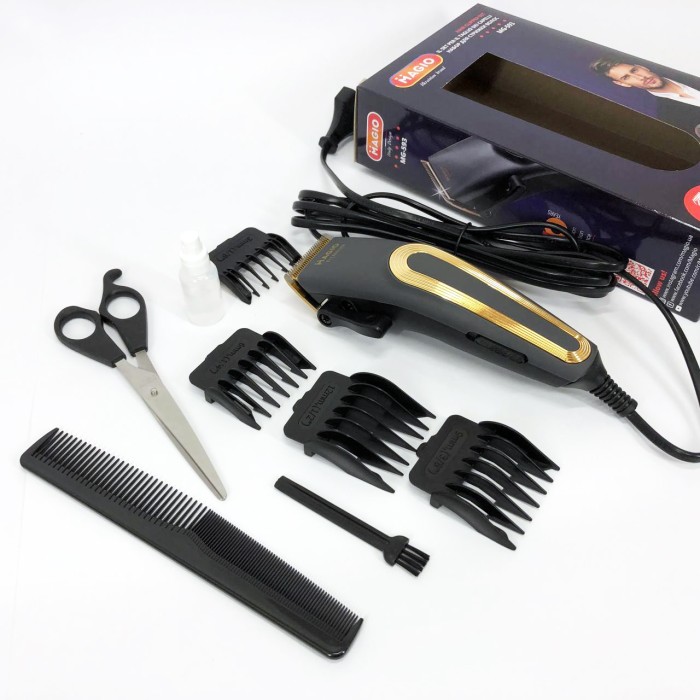 Модна машинка для стрижки волосся MAGIO MG-593, Набір машинок для стрижки Електромашинка ZX-48
